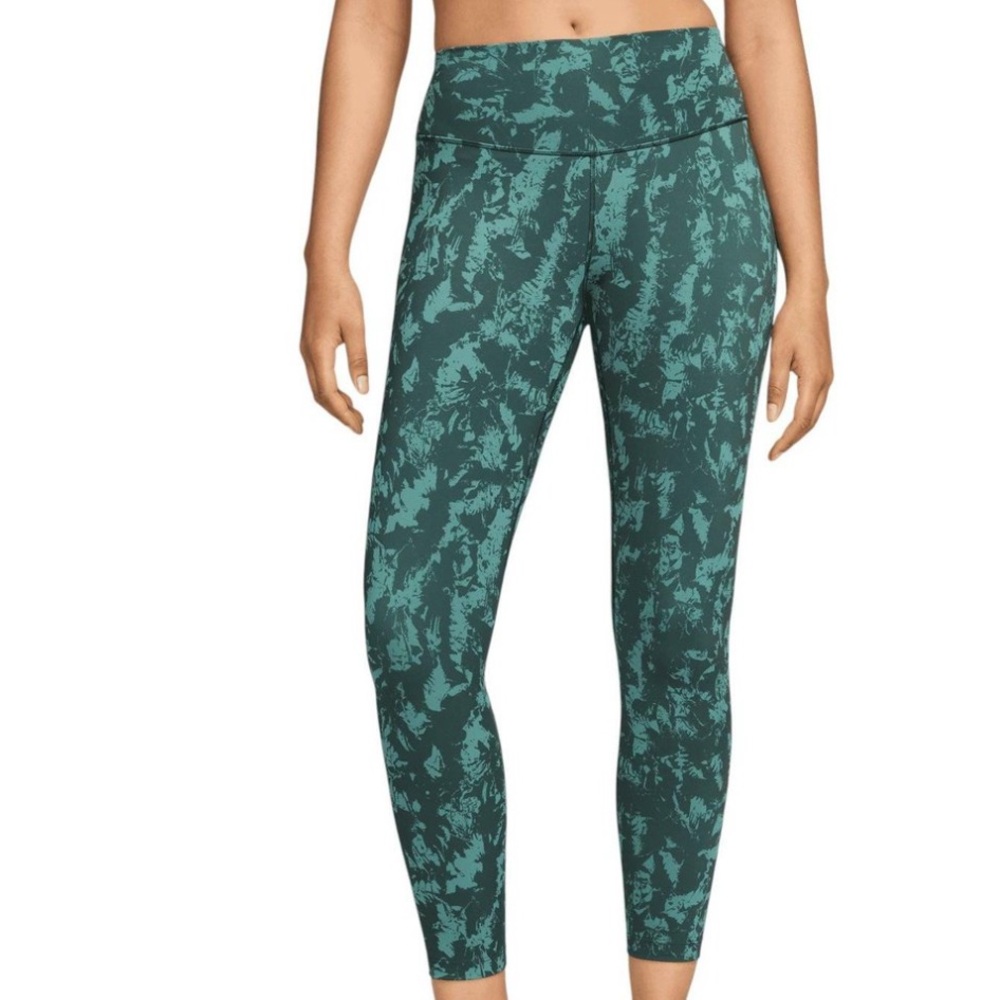 Nike Green Patterned Leggings